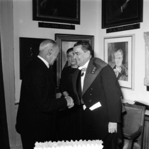 Eredoctoraat Eduard van Beinum receptie na erepromotie, Bestanddeelnr 908-1865