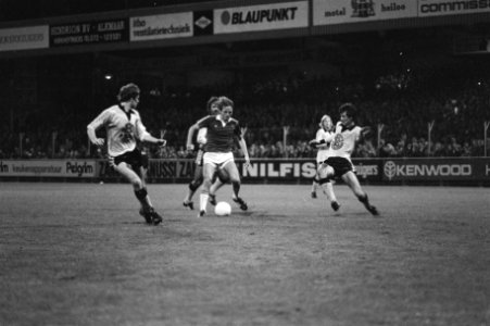 Ere-divisie AZ67 tegen NEC in Alkmaar 6-1, AZ67-speler Kristen Nijgaard aan de b, Bestanddeelnr 931-0630