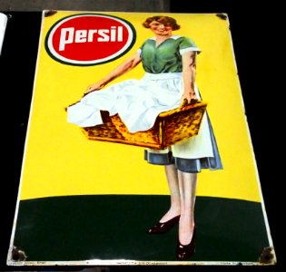 Enamel advertising sign, Persil