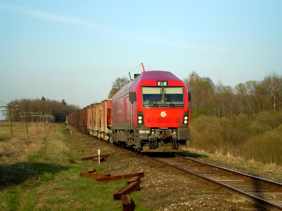 ER20CF-005, Литва, Таурагский уезд, перегон Пагегяй - Таураге (Trainpix 95728)