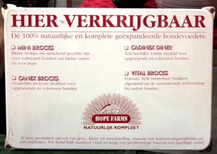 Enamel advertising sign, Hope Farms