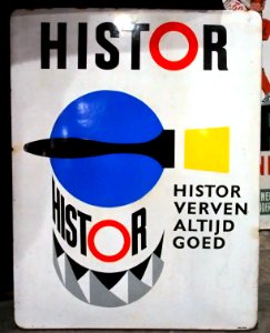 Enamel advertising sign, Histor