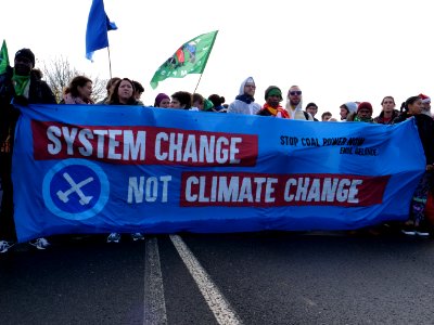 Ende Gelände November 2017 - Front banner of demonstration