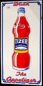 Enamel advertising sign, Tizer, the Appetizer