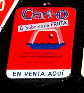 Enamel advertising sign, Cert-O
