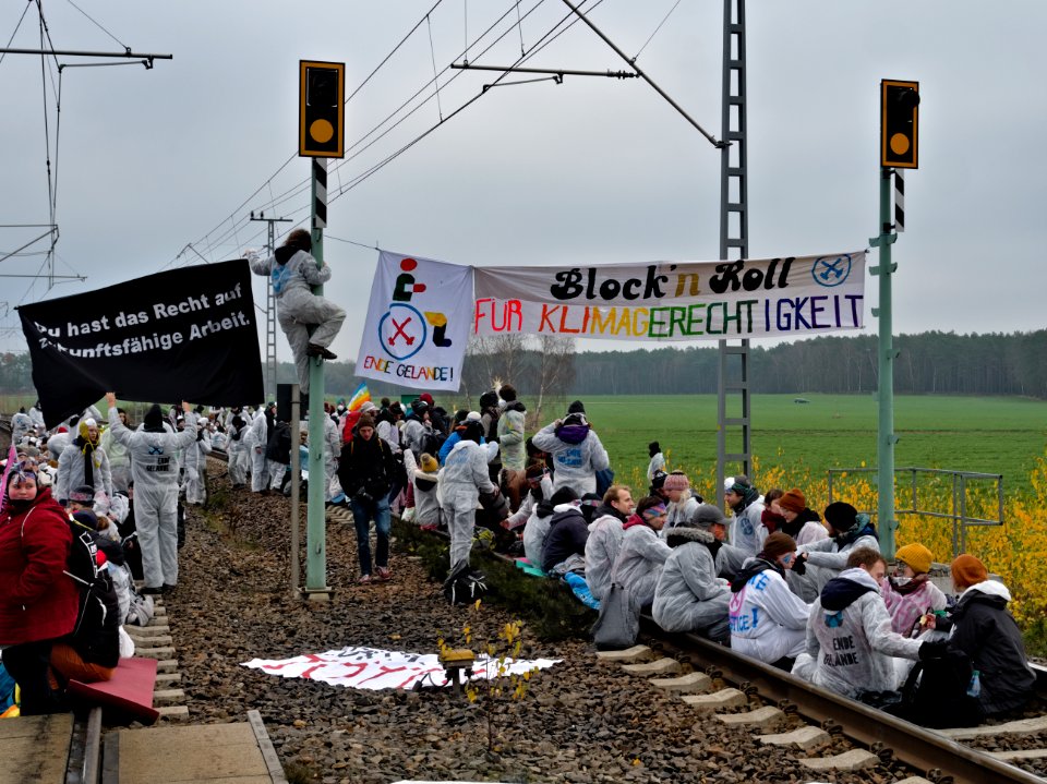 Ende Gelände November 2019 blockade Koppatz 46
