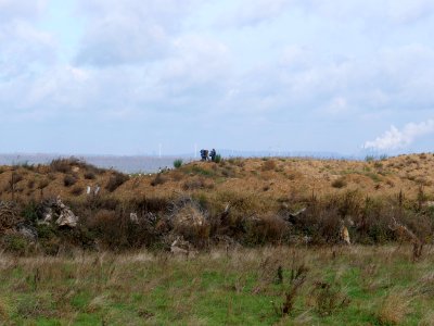 Ende Gelände November 2017 - Journalists filming into the pit