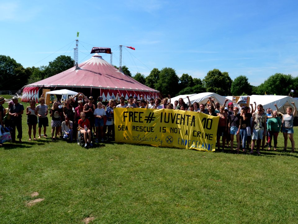 Ende Gelände Iuventa solidarity action 24-06-2019 15