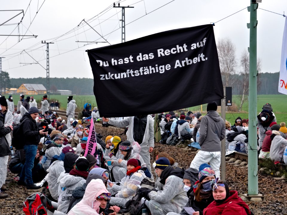 Ende Gelände November 2019 blockade Koppatz 48