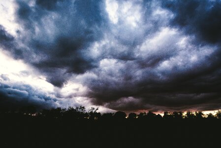 Dark weather dramatic photo