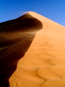 Sand drought orange desert photo