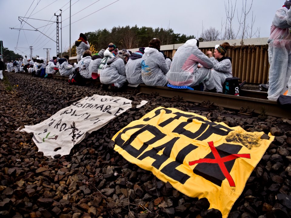 Ende Gelände November 2019 blockade Koppatz 33