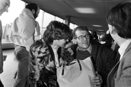 Engelse zakenman Andrew Pyke op Schiphol na vrijlating na 17 maanden gevangensch, Bestanddeelnr 931-9568