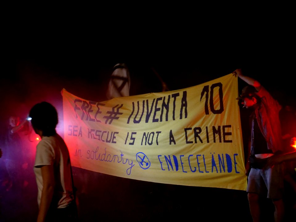 Ende Gelände Iuventa solidarity action 24-06-2019 06