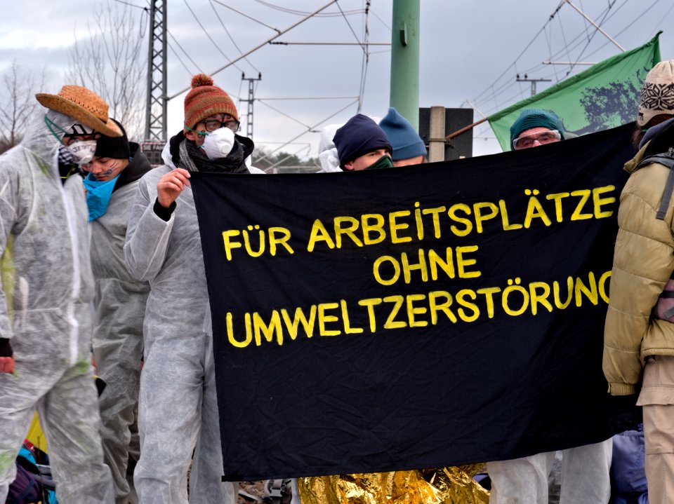Ende Gelände November 2019 blockade Koppatz 90