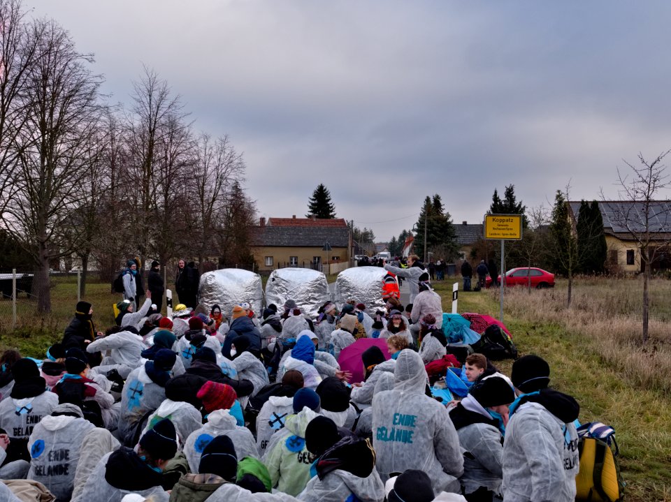 Ende Gelände November 2019 blockade Koppatz 51