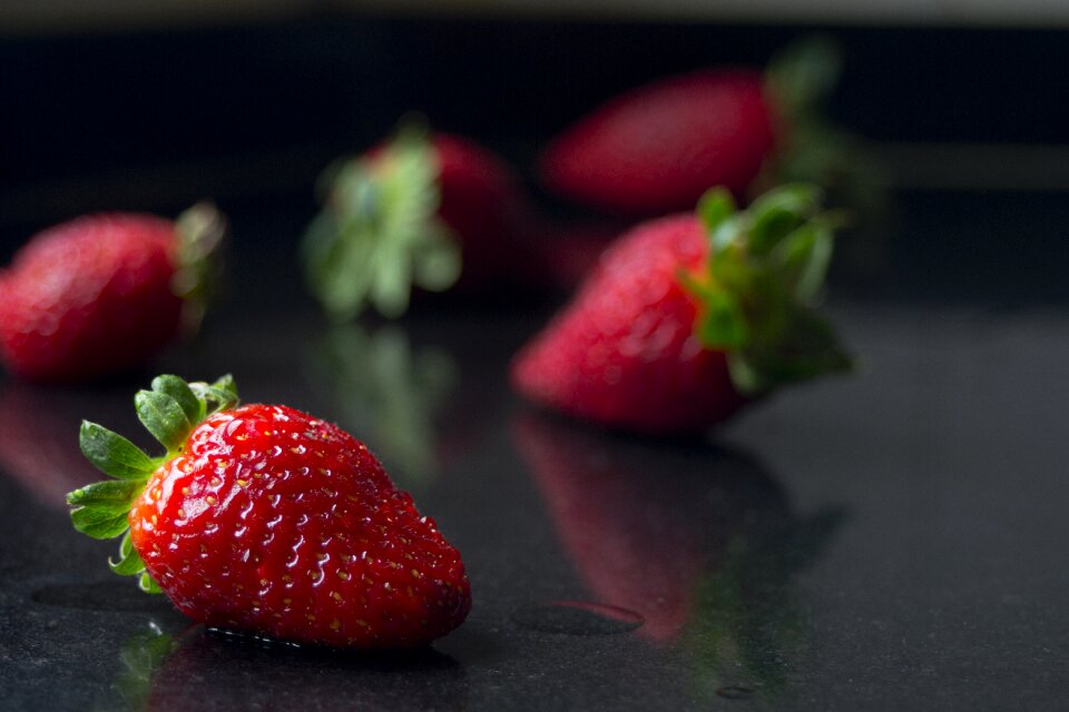 Sweet greenhouse red fruit