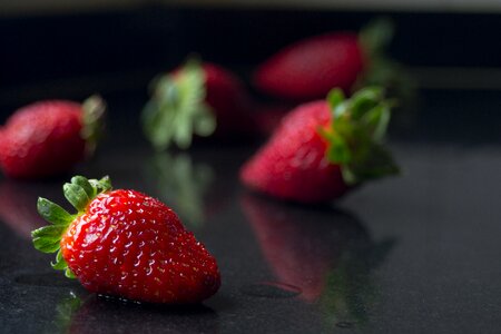 Sweet greenhouse red fruit