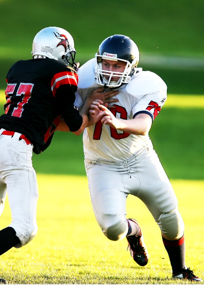 Athlete american football competition