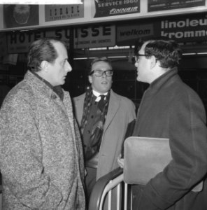 Engelse schrijver Harold Pinter in Holland om Het Verjaardagsfeest bij te wone, Bestanddeelnr 913-5846