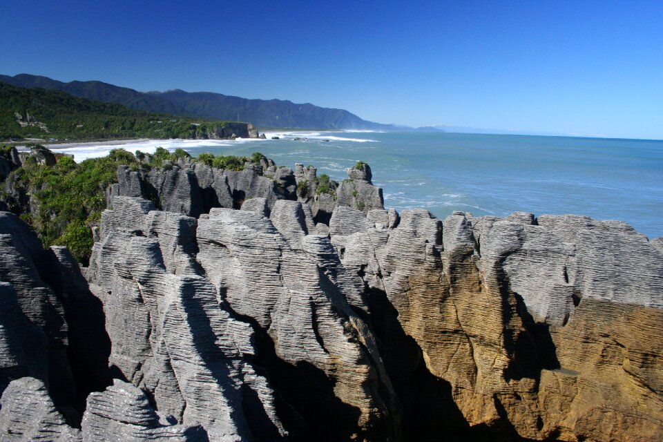 Rocky coast sea
