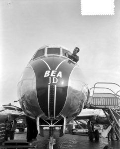 Engelse BEA Vickers Viscount 800 op Schiphol, Bestanddeelnr 908-3316