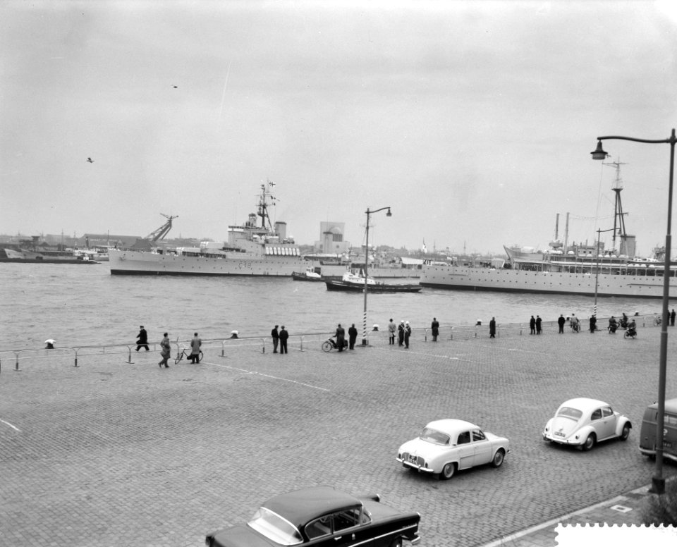 Engelse Home heet bezoekt Rotterdam, Bestanddeelnr 911-8085