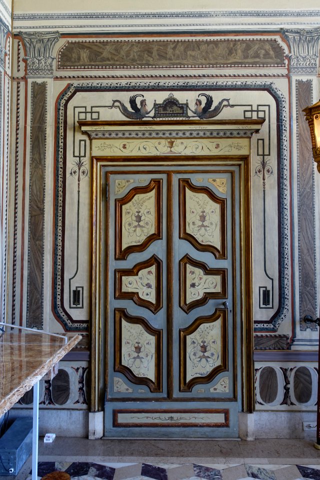 Enclosed Loggia doorway - Vizcaya Museum and Gardens - Miami, Florida - DSC08424