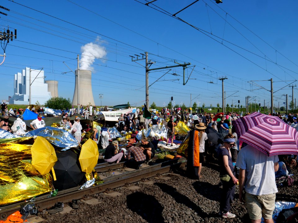 Ende Gelände Nord-Süd-Bahn blockade 23-06-2019 23
