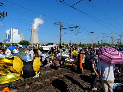 Ende Gelände Nord-Süd-Bahn blockade 23-06-2019 23
