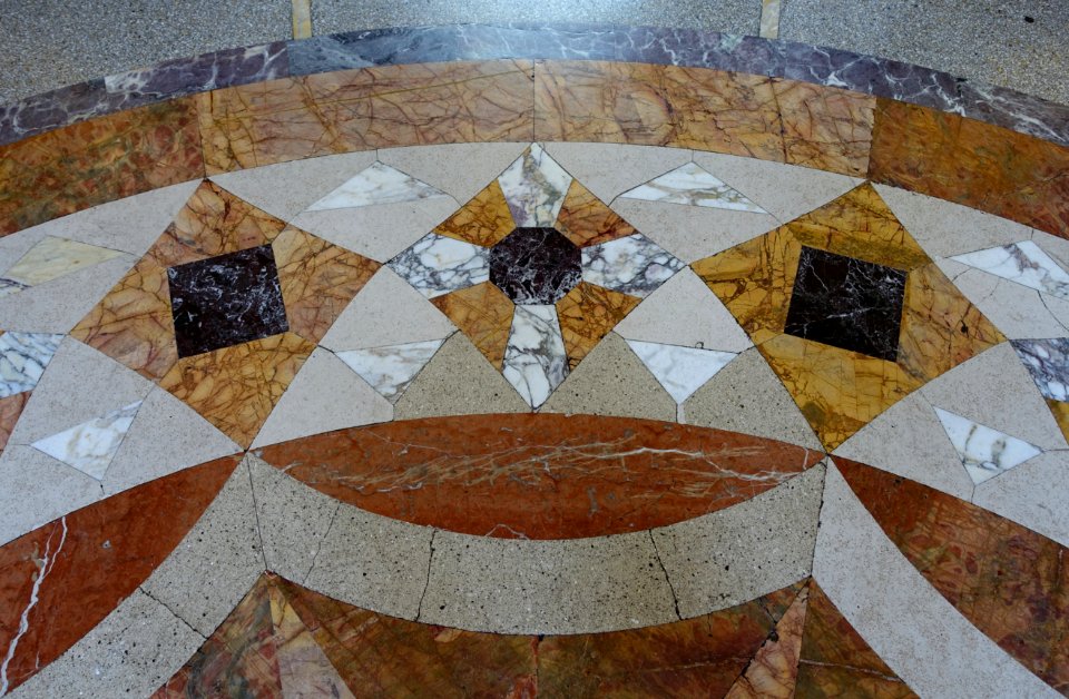 Enclosed Loggia floor - Vizcaya Museum and Gardens - Miami, Florida - DSC08422