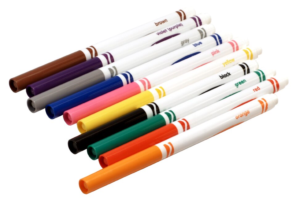 Colors crayola markers
