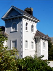 End Tower at 48 Park Crescent, Brighton (September 2018)