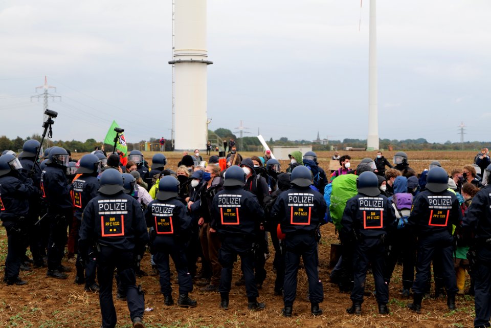 Ende Gelände AKK finger 2020-09-26 17