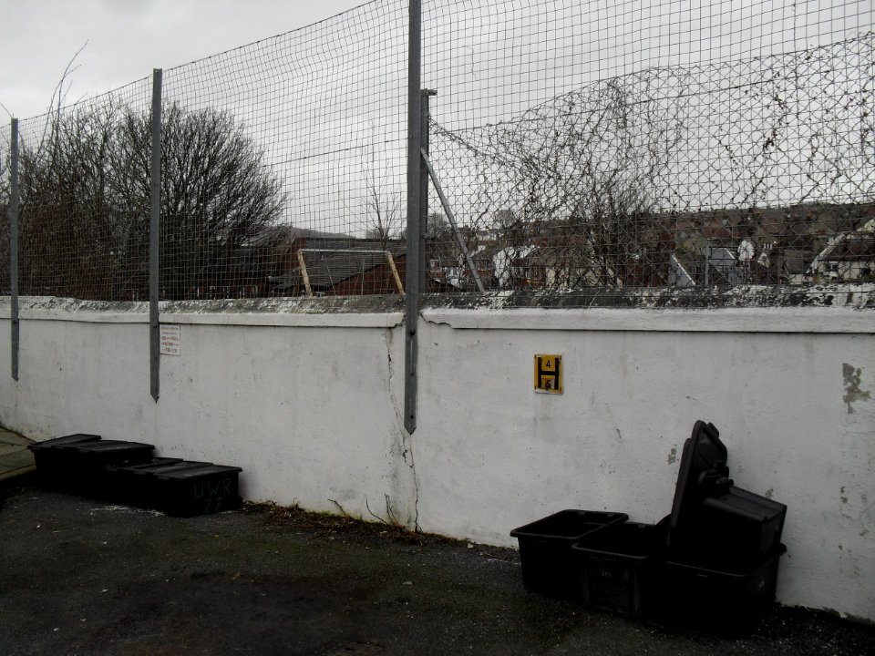 End of Upper Wellington Road, Brighton (Site of former footpath to Hartington Road Halt) (January 2011)