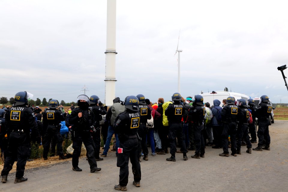 Ende Gelände AKK finger 2020-09-26 19