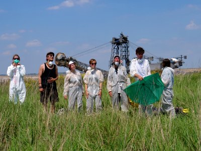 Ende Gelände part of the Red Finger at the brim 22-06-2019 18