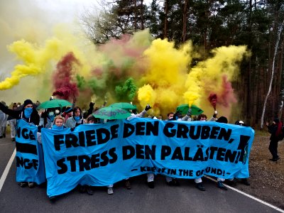 Ende Gelände November 2019 demonstration Koppatzer Straße 34