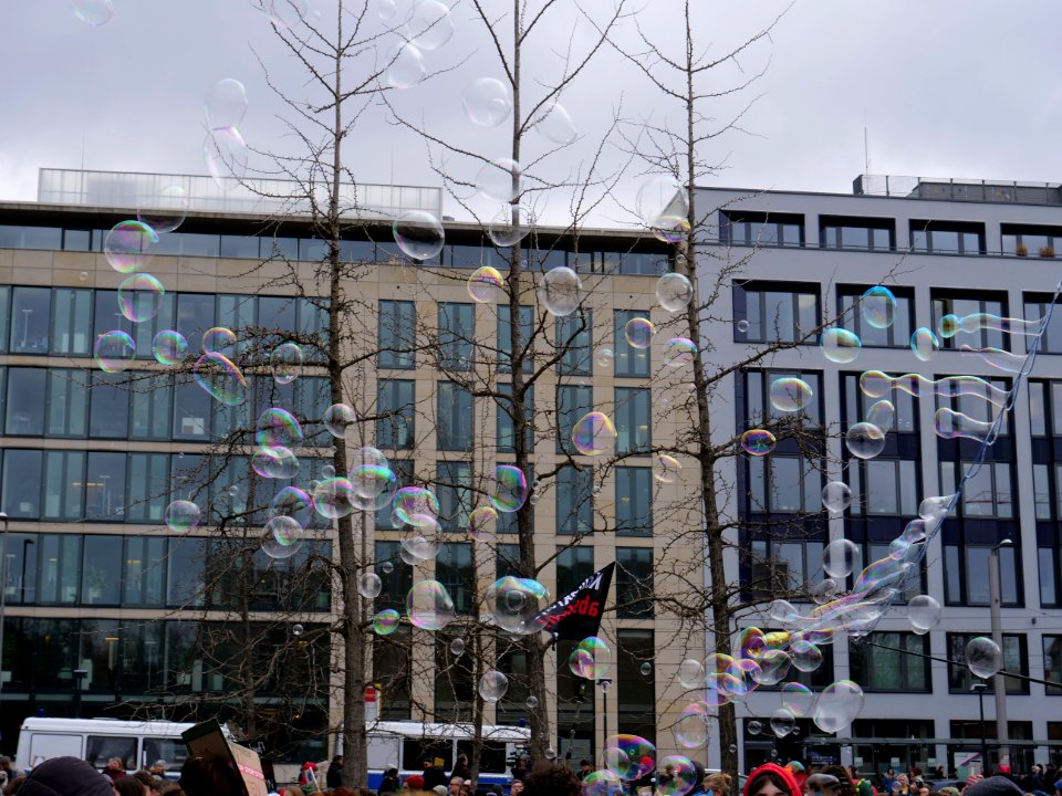End of the FridaysForFuture demonstration Berlin 15-03-2019 02