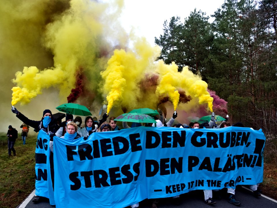 Ende Gelände November 2019 demonstration Koppatzer Straße 31