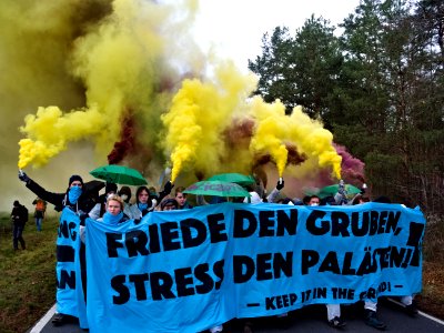 Ende Gelände November 2019 demonstration Koppatzer Straße 31