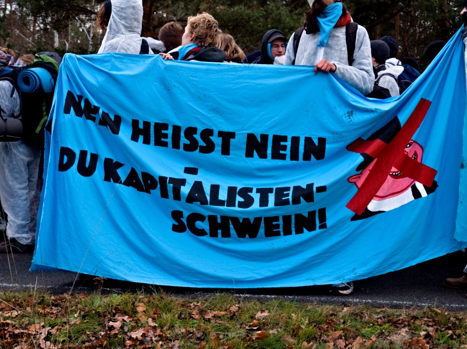 Ende Gelände November 2019 demonstration Koppatzer Straße 56