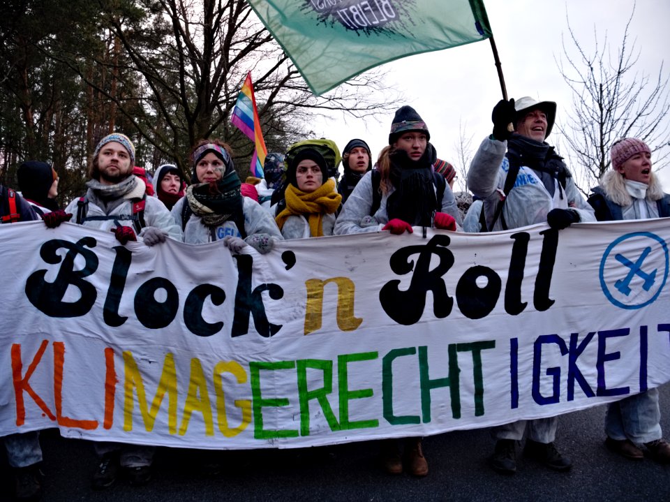 Ende Gelände November 2019 demonstration Koppatzer Straße 50