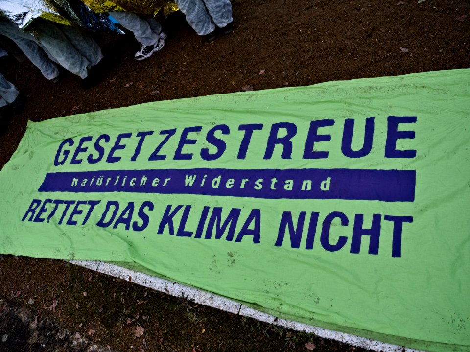 Ende Gelände November 2019 demonstration Koppatzer Straße 67