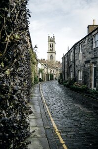 Paved old medieval