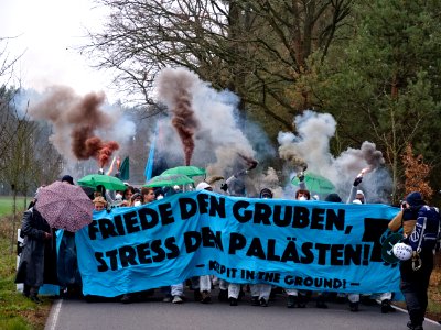 Ende Gelände November 2019 demonstration Koppatzer Straße 28