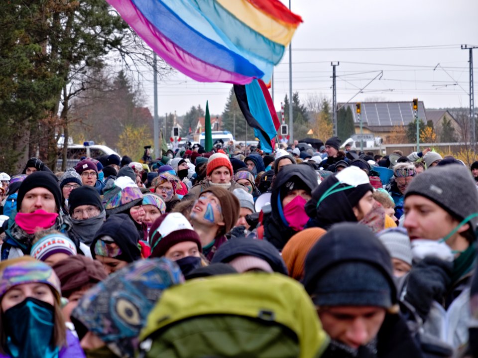 Ende Gelände November 2019 demonstration Koppatzer Straße 54