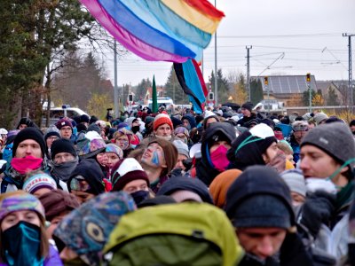 Ende Gelände November 2019 demonstration Koppatzer Straße 54
