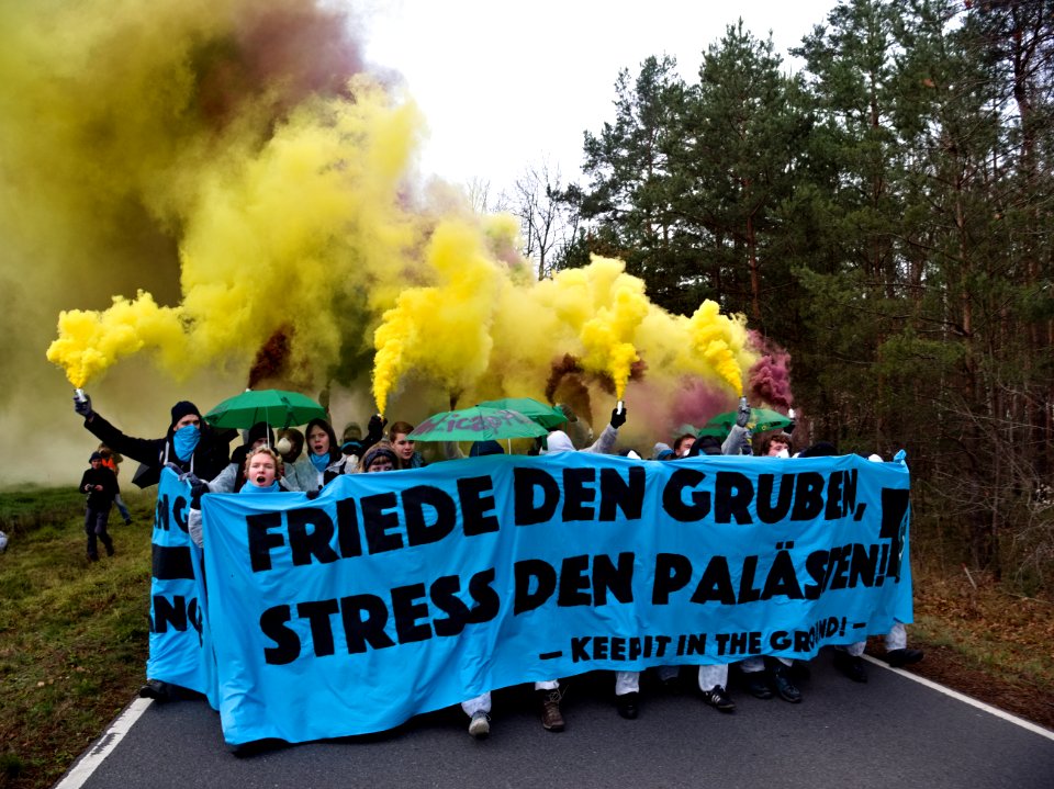 Ende Gelände November 2019 demonstration Koppatzer Straße 30
