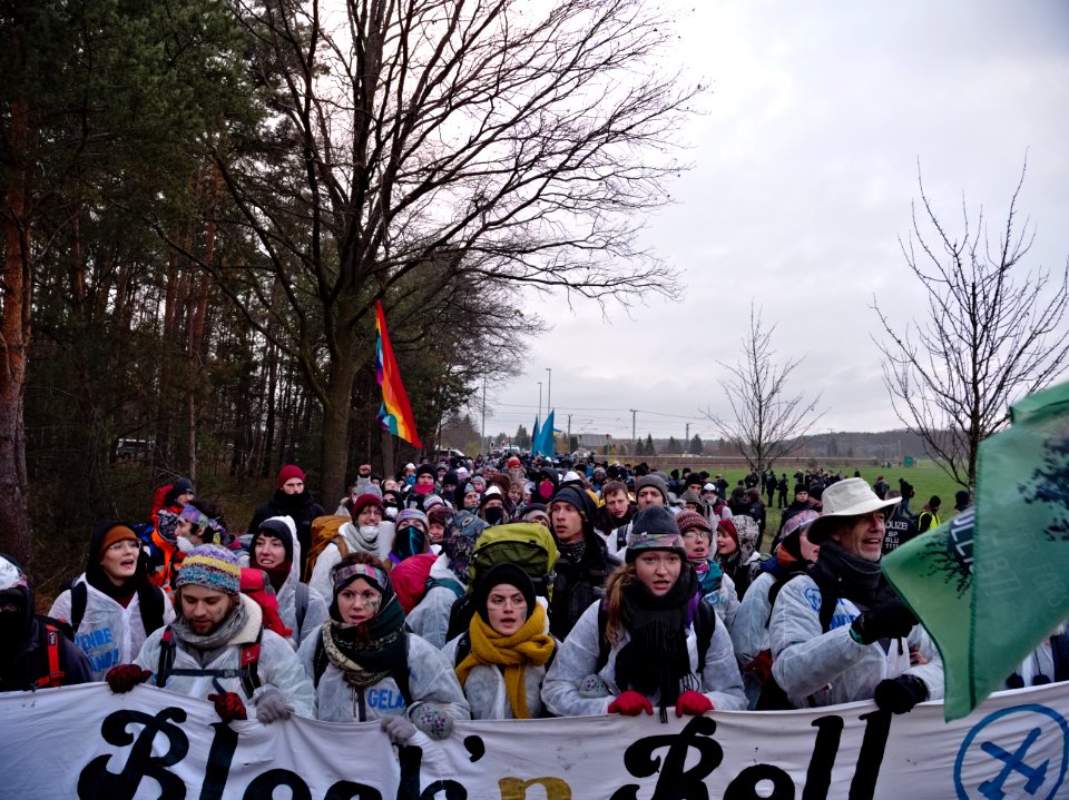 Ende Gelände November 2019 demonstration Koppatzer Straße 51